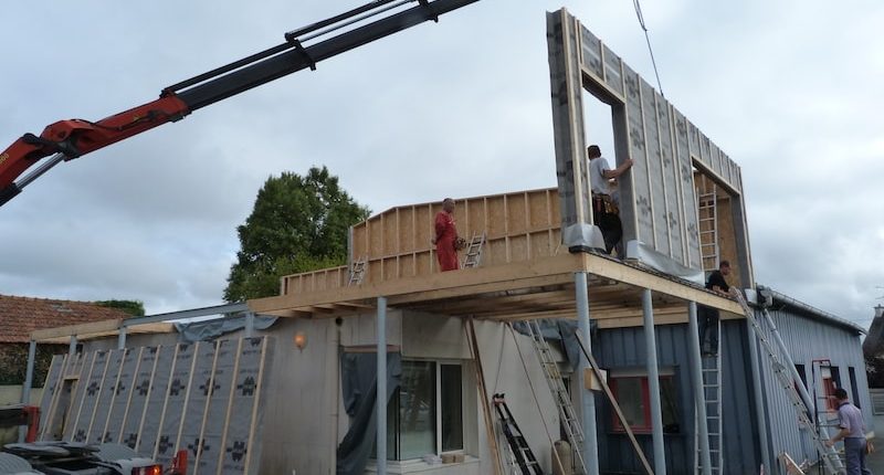 Bâtiment tertiaire en ossature bois