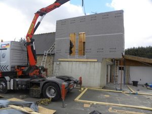 Extension de maison en ossature bois