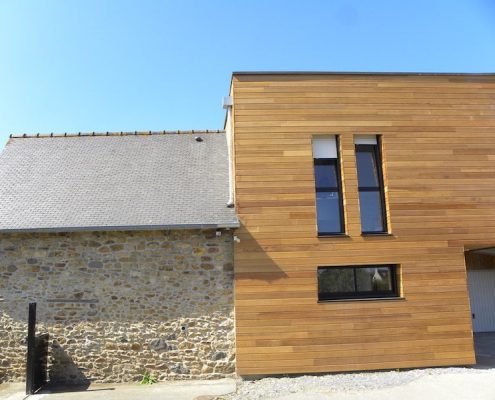 Extension de maison en ossature bois